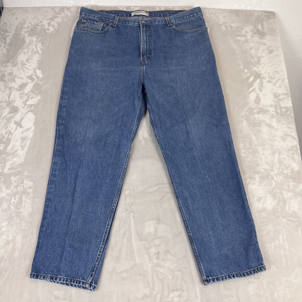 Y2K Levis 560 Jeans Mens 42x30 Blue Denim Comfort Fit Tapered Relaxed Baggy Dad